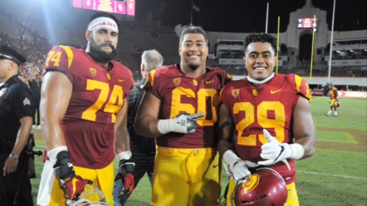Offensive line feeds off the running attack USC Scoop
